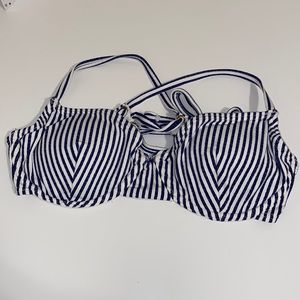 Roxy Pinstripe bikini top